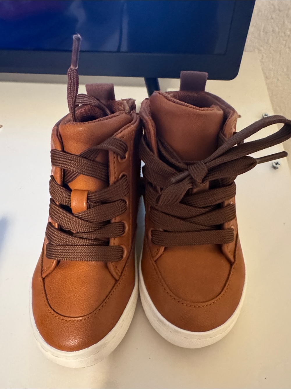 Cat & Jack Kids Brown High-Top Sneakers
